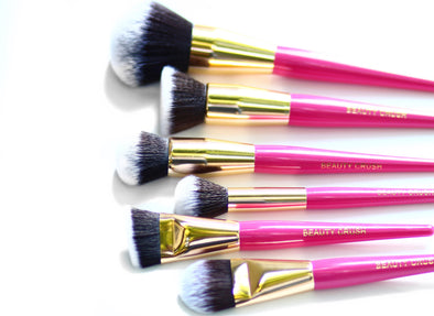 A Pink Face Perfection 6pc Brush Set